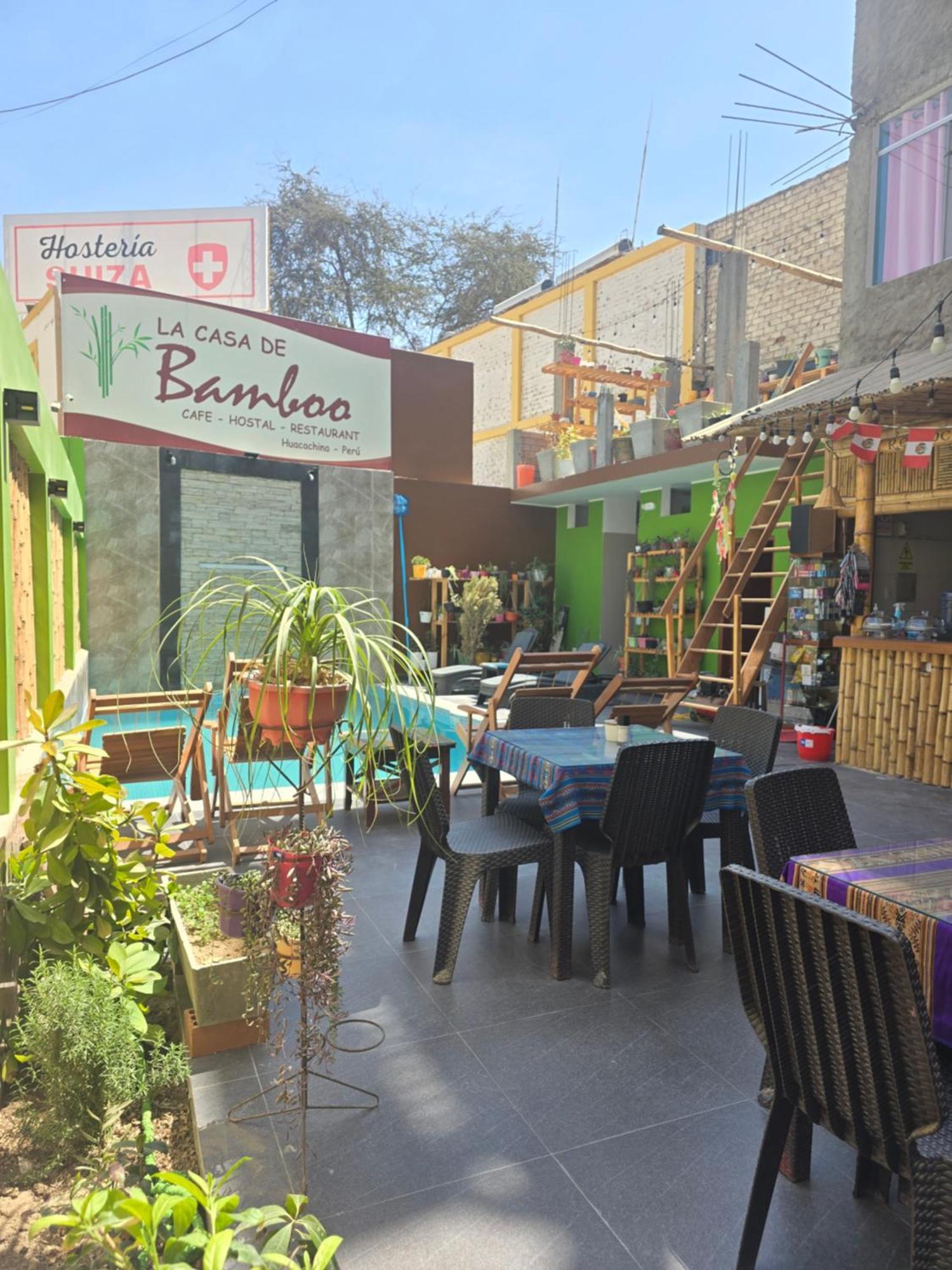 La Casa De Bamboo Hostel Ica Exterior photo
